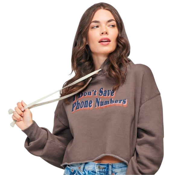 Wildfox Tops - Wildfox Who Dis Harley Hoodie